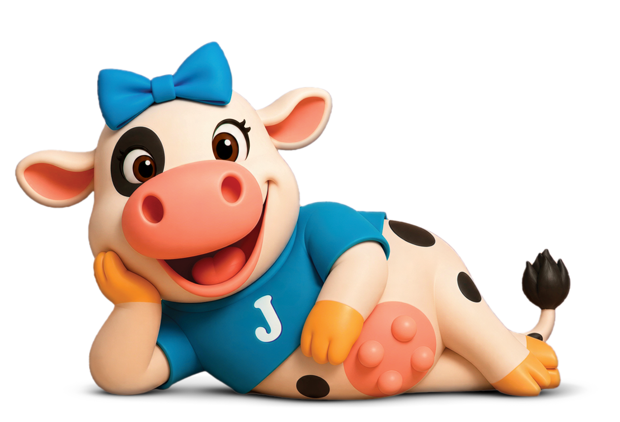Mascote Jamava com o catálogo de produtos